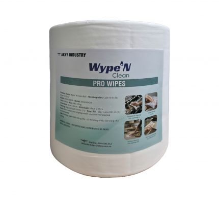 KHĂN LAU CÔNG NGHIỆP WYPE' N CLEAN ROLL