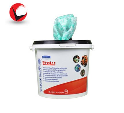 Khăn giấy ướt công nghiệp Wypall Cleaning Wipes Bucket 7775A