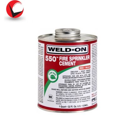 Weldon 550: Keo dán chuyên dụng cho ống phòng cháy chữa cháy ( PCCC )