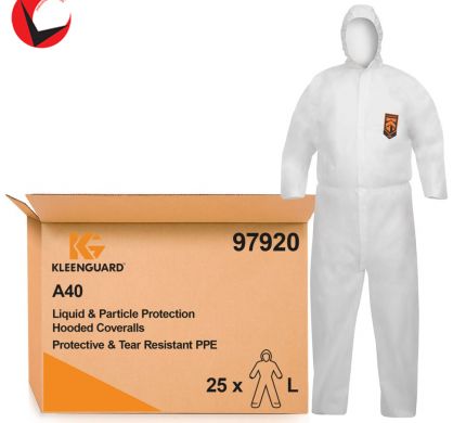 Bộ bảo hộ lao động KleenGuard® A40 Liquid & Particle Protection Hooded Coveralls